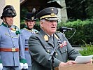 Der Militärkommandant von Tirol bei seiner Festansprache.