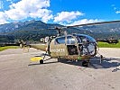 Die "Alouette" III ist der Schulungshubschrauber für den Hochgebirgslandekurs in Tirol.