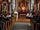 Gottesdienst der Arbeitsgemeinschaft Katholischer Soldaten in der Kirche von Mäder.