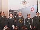 Die neuen Informationsoffiziere des Militärkommandos Wien.
