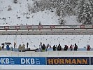 Training der internationalen Biathleten im Biathlonstadion Hochfilzen.