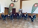 Ein Quartett der Militärmusik Kärnten umrahmte musikalisch den kleinen Festakt.