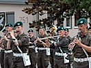 Die Militärmusik Salzburg umrahmte den Festakt.