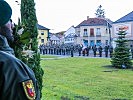 Ehrenformation des Militärkommandos Burgenland.