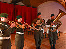 Ein Ensemble der Militärmusik Salzburg umrahmte die Weihnachtsfeier.