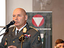 Brigadier Waldner bei seiner Ansprache.
