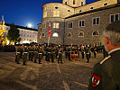 Der "Große Österreichische Zapfenstreich", präsentiert von der Militärmusik Salzburg, begeisterte die Besucher.