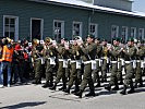 Das Bundesheer war unter anderem vertreten durch die Militärmusik OÖ.