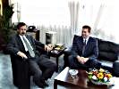  Bundesminister Scheibner mit seinem Amtskollegen Socratis HASIKOS (Verteidigungsminister der Republik ZYPERN) bei einem Treffen in dessen Amtsräumen in NICOSIA.