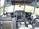 Cockpit der Hercules C130.