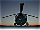 Speziell ausgerüstete Hubschrauber erkennen auch in der Nacht jede Bewegung.