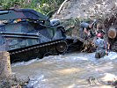Im Sommer 2009 beseitigten Soldaten des Bundesheer vor allem Hochwasserschäden.
