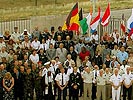 Die Teilnehmer des Internationalen Soldatentreffens in Frankreich.
