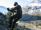 Alpinausbildung: Wichtiger Teil der Milizübung.