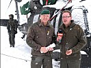 Generalmajor Heidecker im Gespräch mit Markus Klement vom ORF-Radio Voralberg.