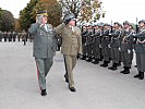 General Entacher mit General Gagor (r.) bei dessen Wien-Besuch im Oktober 2008.
