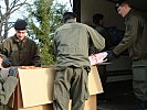 Aus ganz Österreich landen die Weihnachtspäckchen im Grazer Heereslogistikzentrum.