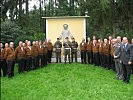 Die Mitglieder des "Coro Alpino Trentino" bei der Soldatenehrung.