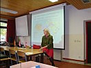 Nahostexpertin Karin Kneissl während ihres Vortrages.