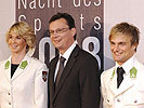 Minister Darabos freute sich mit Korporal Oblinger-Peters und Zugsführer Paischer.