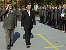 Antrittsbesuch von Verteidigungsminister Platter beim Kommando Landstreitkräfte.