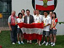 Das Österreichische Tischtennis-Team in Peking.