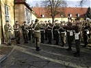 Die Militärmusik OÖ überbringt einen musikalischen Neujahrsgruß.