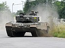 Der Leopard 2 in Aktion.