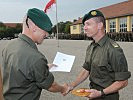Schmidseder dankte Oberstleutnant Rennhofer für sein Engagement.