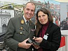 Brigadier Peter Klocko bedankte sich bei der Organisatorin Sonja Stappler für die hervorragende Zusammenarbeit.