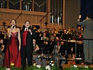 Die Solisten Kerstin Möseneder, Martin Kiener und die Militärmusik Oberösterreich begeisterten das Publikum im Brucknerhaus.