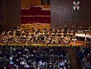 Die Musiker brillierten gemeinsam mit dem Auswahlchor der Innsbrucker Musikschule.