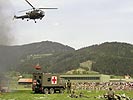Hubschrauberbergung von Verletzten
