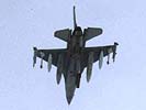 Insgesamt zehn amerikanische F-16 überflogen Österreich.