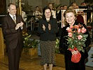 Helene Kupetz, die scheidende Präsidentin der 'Operation EDDY', (r.) wurde geehrt.