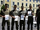 Vom Militärkommando OÖ: Die Siegermannschaft in der Lebensaltersgruppe 121 – 180 Jahre.
