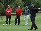 V.l.: Brigadier Heinz Hufler und Franz Pacher, Präsident der Kärntner Wirtschaftskammer, mit weiteren Teilnehmern der Golf Trophy.