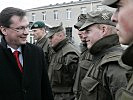 Darabos mit Soldaten des Jägerbataillons 19: "Die Bundesheer-Reform zügig vorantreiben".