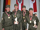 Das erfolgreiche Team (v.l.): Günther Paulmichl, Egon Zangerl, Patrick Plattner und Johann Steiner.