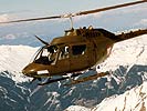 Die Helikopter vom Typ OH-58 Kiowa...