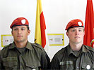 Die Gardisten Martin Schiffczyk (li.) und Sebastian Holzfeind waren in Lourdes dabei.