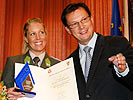 Korporal Heidi Neururer wurde zur Militärsportlerin des Jahres gekührt.
