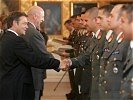 Bereits am Freitag gratulierten Verteidigungsminister Platter und Generalstabschef Ertl zum Studienerfolg.