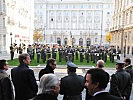 Für die zahlreich erschienenen Ehrengäste spielte die Militärmusik Niederösterreich.