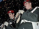 Die Gardemusiker überbrachten musikalische Weihnachtsgrüße des Bundesheeres.