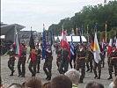Mit einer einstündigen Parade begingen die Belgier ihren Nationalfeiertag.