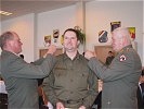 Milizsoldat Adlassnig wurde zum Oberwachtmeister befördert.
