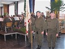 Die Militärmusik Kärnten und der Feldzeichentrupp des Stabsbataillons 7.