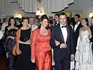 Einmarsch der Ehrengäste, vorne  Landeshauptfrau von Salzburg, Gabi Burgstaller mit Gatten