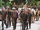 Die Soldaten auf dem Weg zum "Pinzgauer Dom".